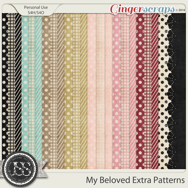 My Beloved Extra Pattern Papers Pack