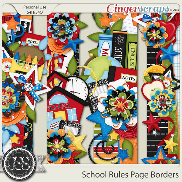 School Rules Page Borders