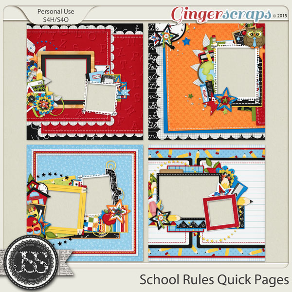 School Rules Quick Pages