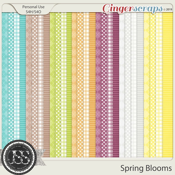 Spring Blooms Pattern Papers
