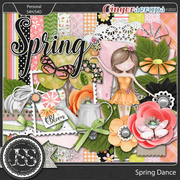 Spring Dance Digital Scrapbook Kit