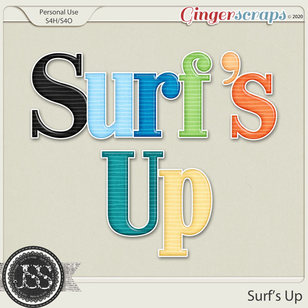 Surf's Up Alphabets