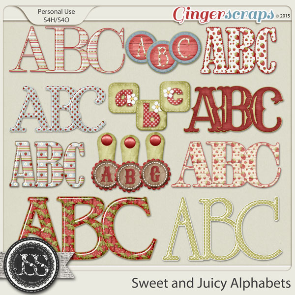 Sweet And Juicy Alphabets