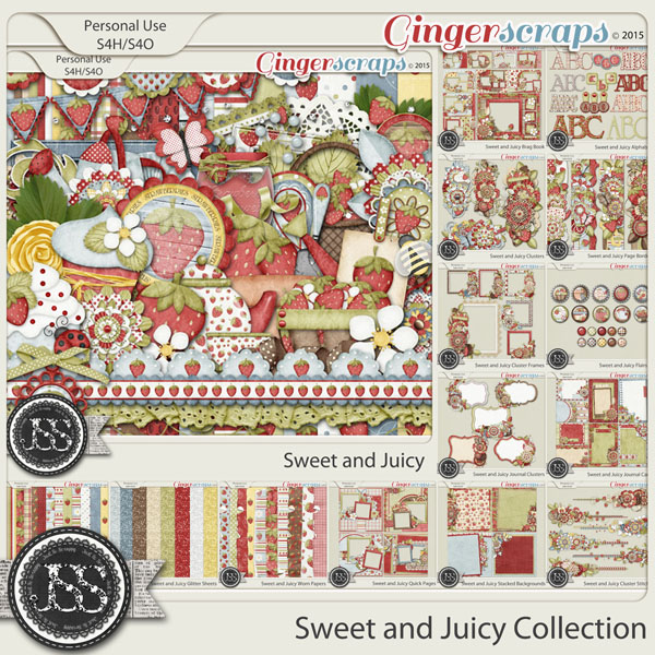 Sweet And Juicy Digital Scrapbooking Bundle