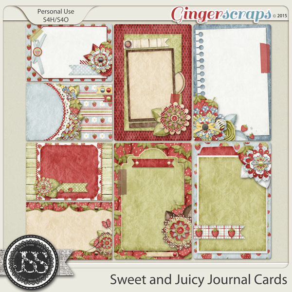 Sweet And Juicy Journal and Pocket Scrapbooking Cards 