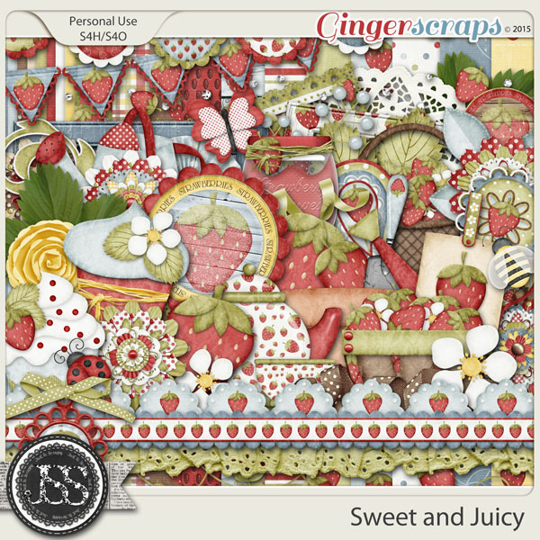 Sweet And Juicy Digital Scrapbooking Kit