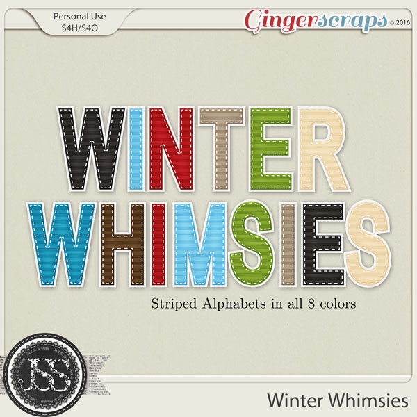 Winter Whimsies Alphabets