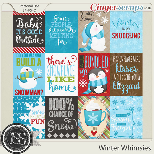 Winter Whimsies Journal and Pocket Scrap Cards