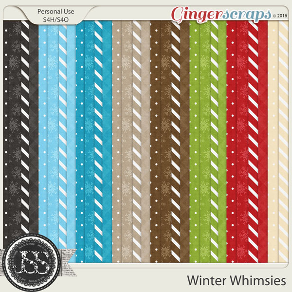 Winter Whimsies Pattern Papers