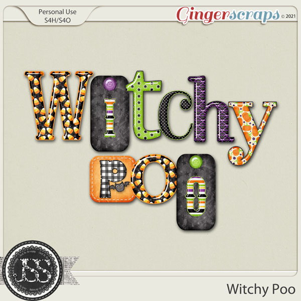 Witchy Poo Alphabets