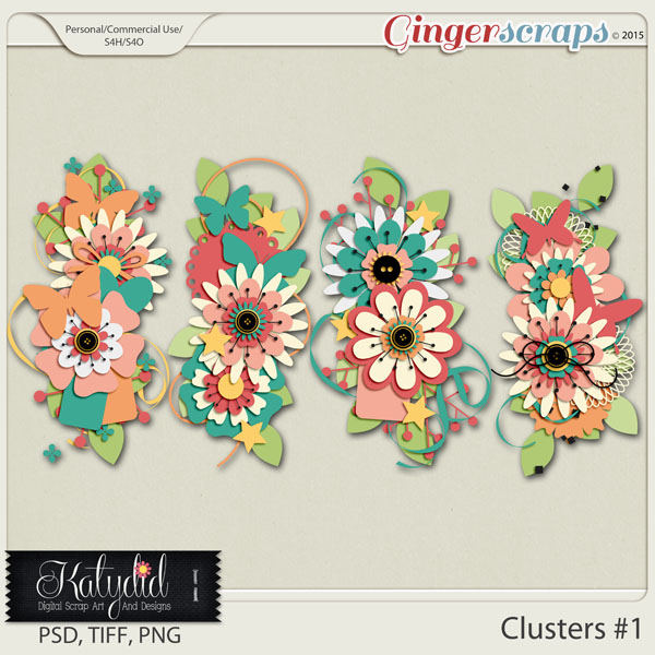 Clusters Layered Templates Pack No 1