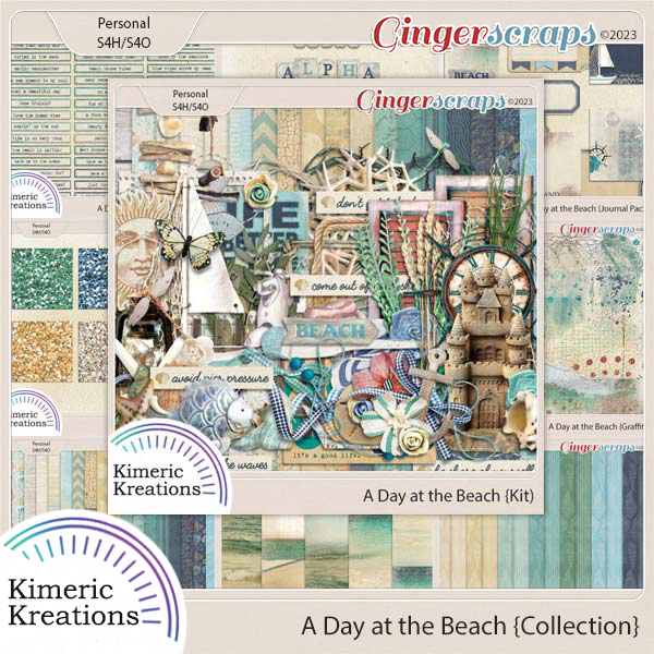 A Day at the Beach Collection by Kimeric Kreations   