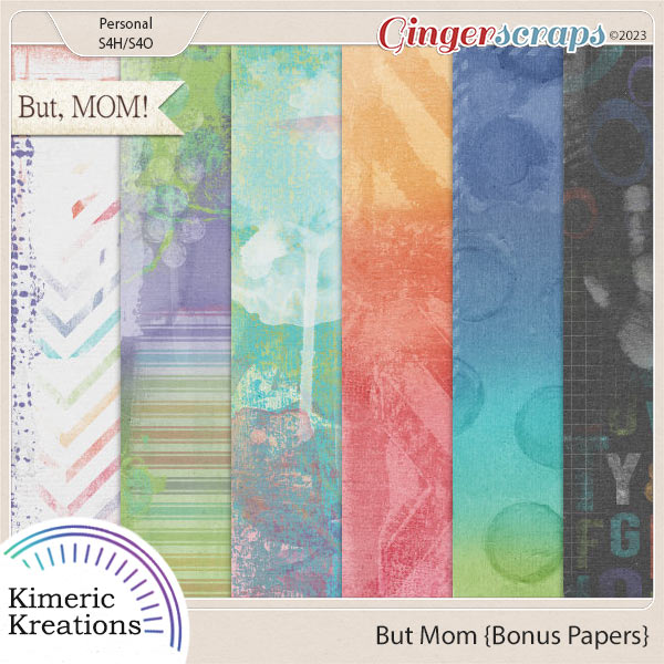 But Mom Bonus Papers by Kimeric Kreations  