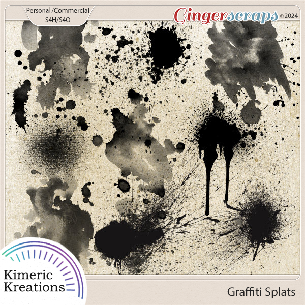 Graffiti Splats by Kimeric Kreations 