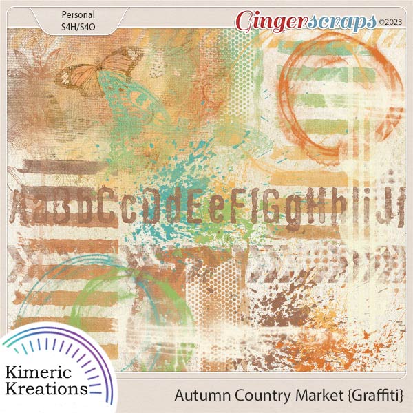 Autumn Country Market Graffiti by Kimeric Kreations    