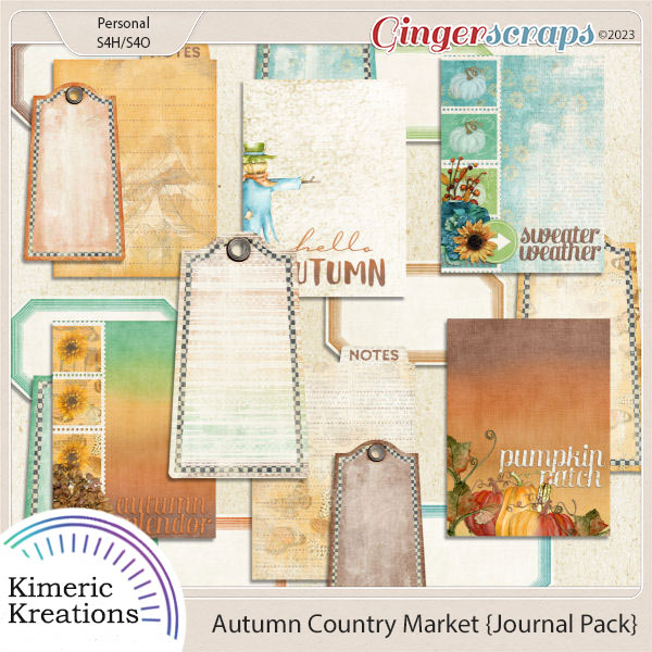 Autumn Country Market Journal Pack by Kimeric Kreations   