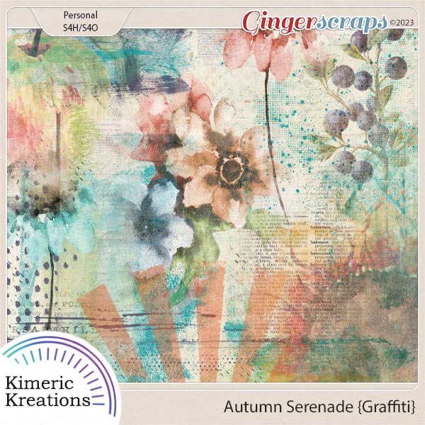 Autumn Serenade Graffiti by Kimeric Kreations   