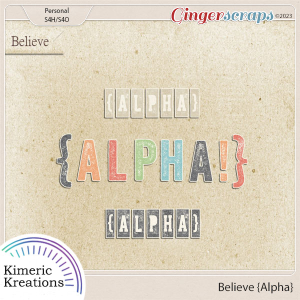 Believe Alpha by Kimeric Kreations   