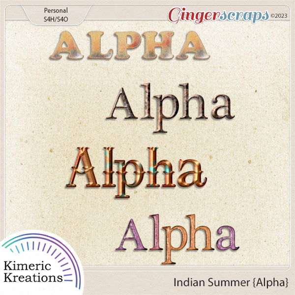 Indian Summer Alpha by Kimeric Kreations   