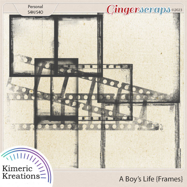A Boys Life Frames by Kimeric Kreations  