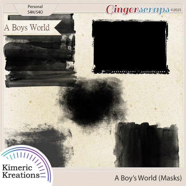 A Boys World Masks by Kimeric Kreations