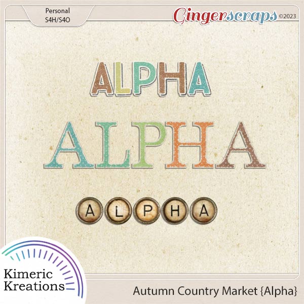 Autumn Country Market Alpha by Kimeric Kreations  