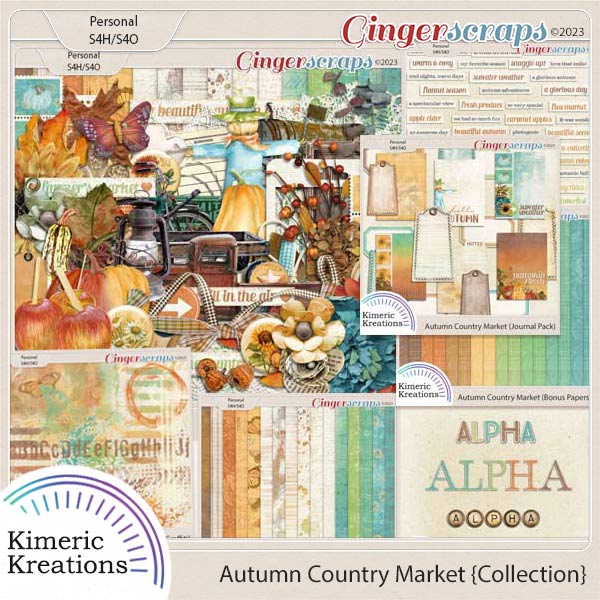Autumn Country Market Collection by Kimeric Kreations   