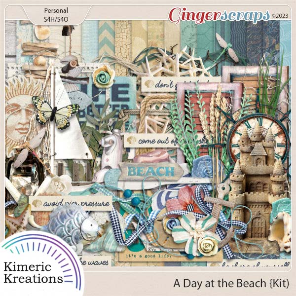 A Day at the Beach Kit by Kimeric Kreations     