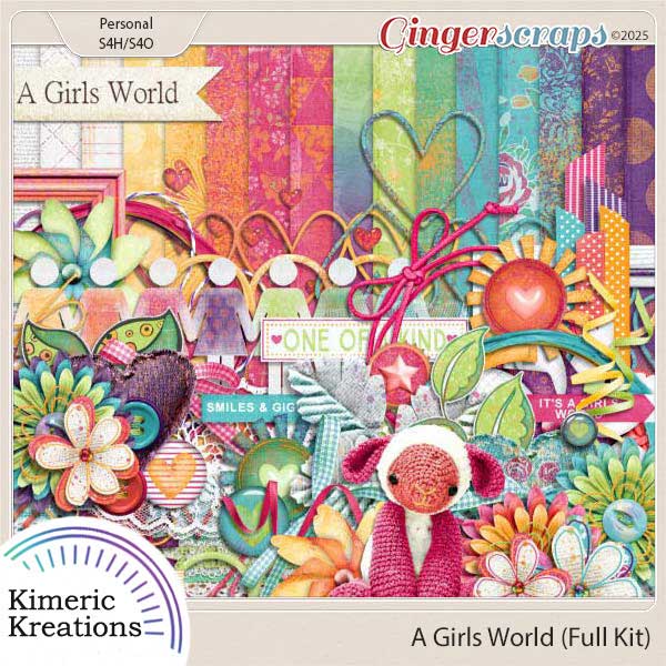 A Girls World Full Kit by Kimeric Kreations