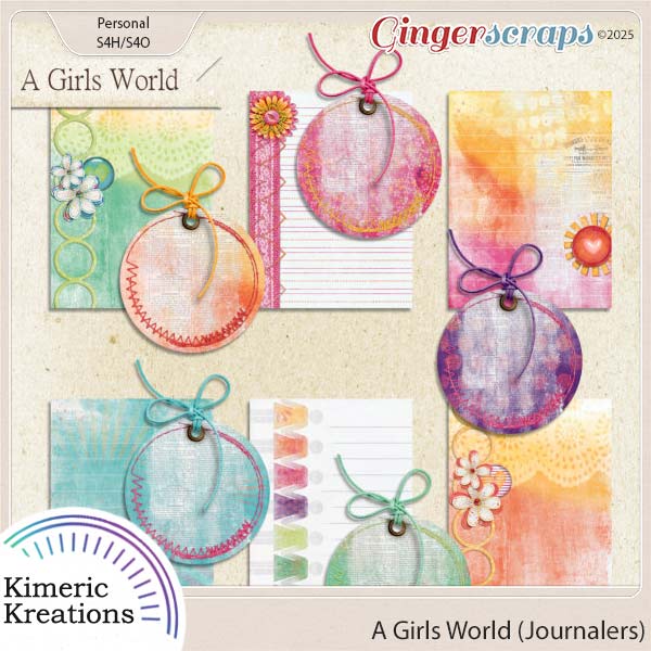 A Girls World Journalers by Kimeric Kreations