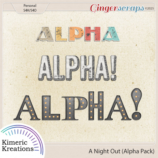 A Night Out Alpha Pack by Kimeric Kreations