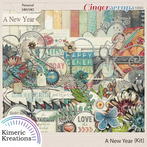 A New Year Kit by Kimeric Kreations 
