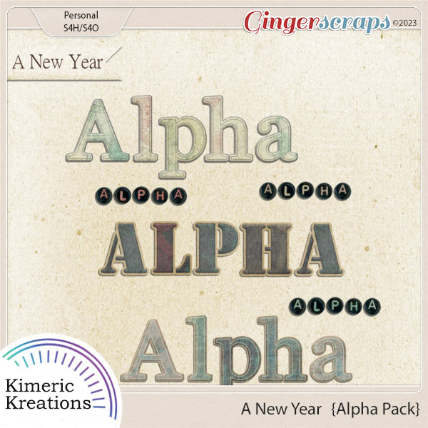 A New Year Alpha Pack by Kimeric Kreations