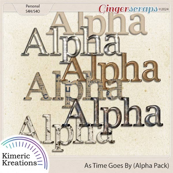 As Time Goes By Alpha by Kimeric Kreations