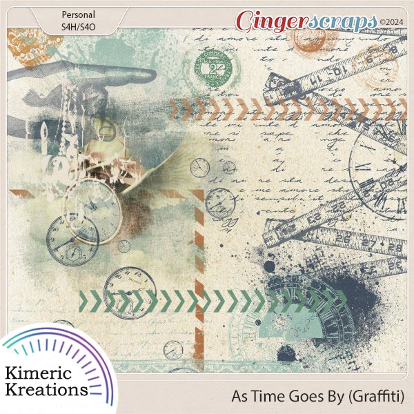 As Time Goes By Graffiti by Kimeric Kreations