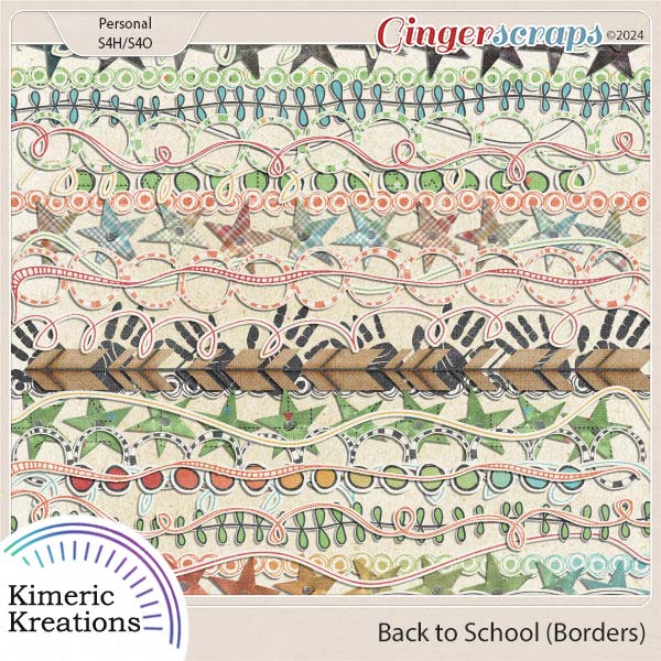 Back to School Borders by Kimeric Kreations