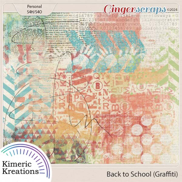 Back to School Graffiti by Kimeric Kreations