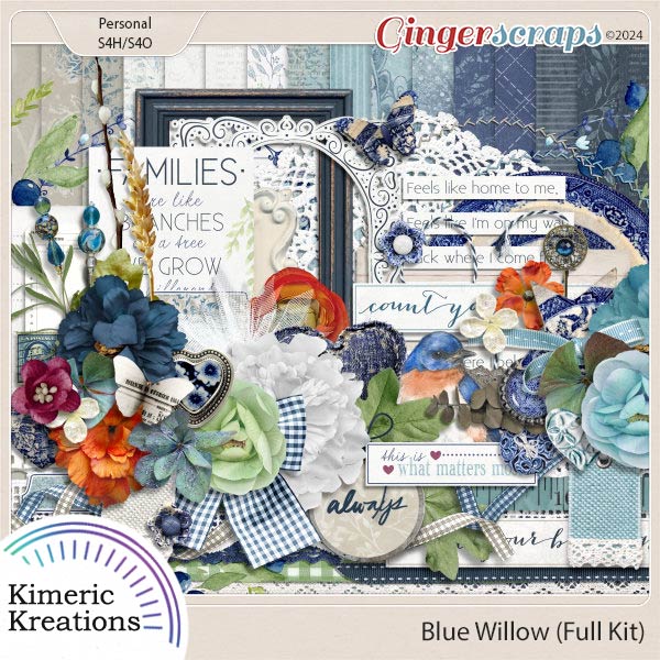 Blue Willow Full Kit by Kimeric Kreations