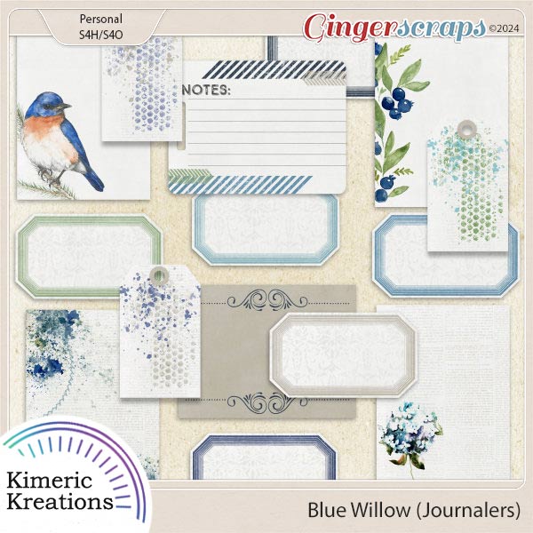 Blue Willow Journalers by Kimeric Kreations