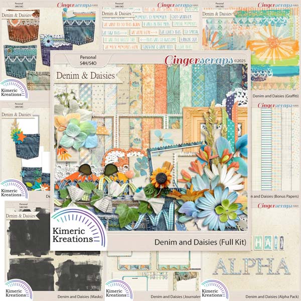Denim and Daisies Bundle by Kimeric Kreations