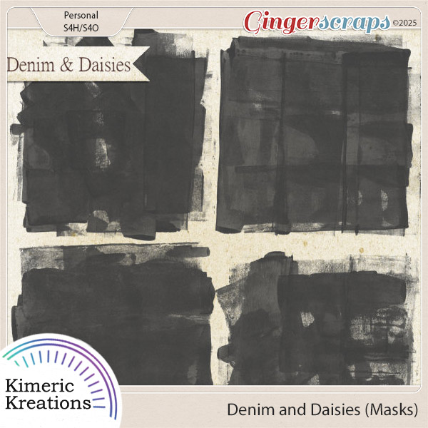 Denim and Daisies Masks by Kimeric Kreations