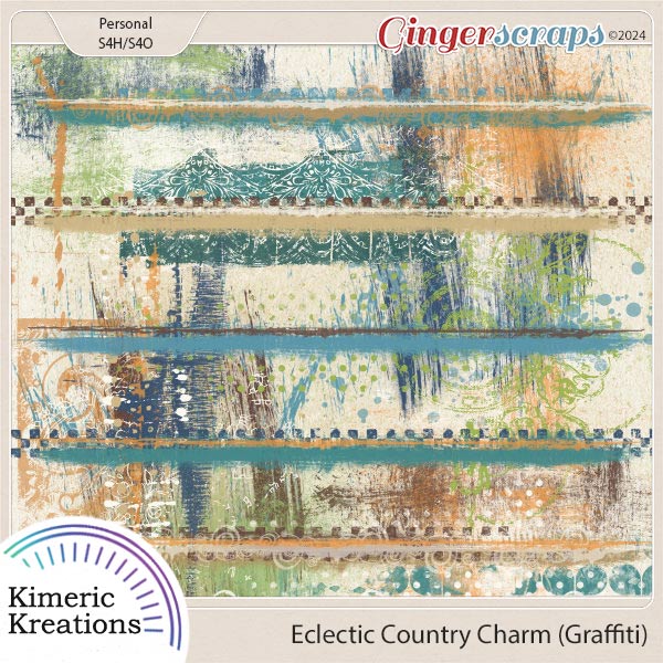 Eclectic Country Charm Graffiti by Kimeric Kreations