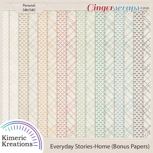 Everyday Stories Home Bonus Papers by Kimeric Kreations