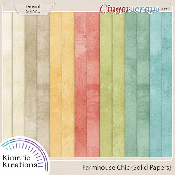 Farmhouse Chic Solids by Kimeric Kreations   