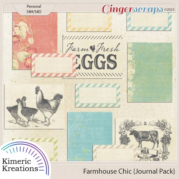 Farmhouse Chic Journal Pack by Kimeric Kreations 