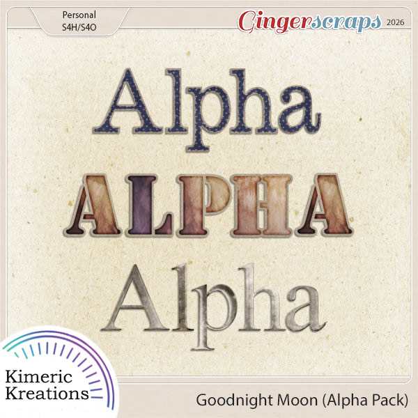 Goodnight Moon Alpha Pack by Kimeric Kreations