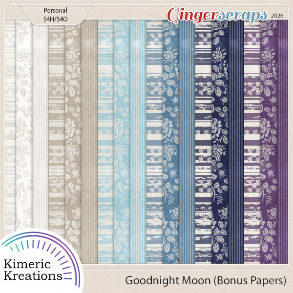 Goodnight Moon Bonus Papers by Kimeric Kreations