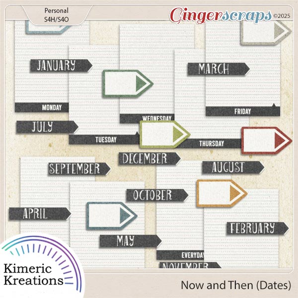 Now and Then Dates by Kimeric Kreations