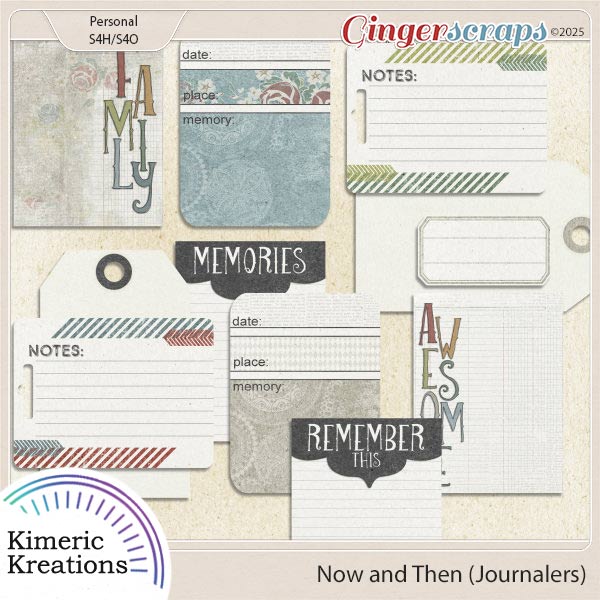 Now and Then Journalers by Kimeric Kreations