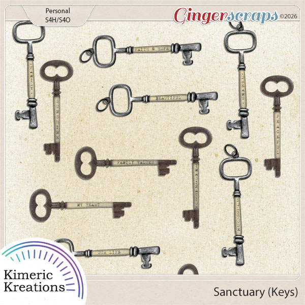 Sanctuary Keys by Kimeric Kreations